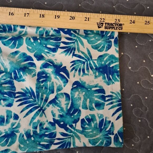 Terra & Sky Tropical Leaf Print Lounge pajama pants size 3X - Picture 5 of 5